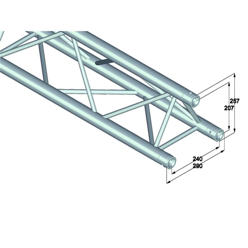 ALUTRUSS TRILOCK 6082-210 3-Way Cross Beam