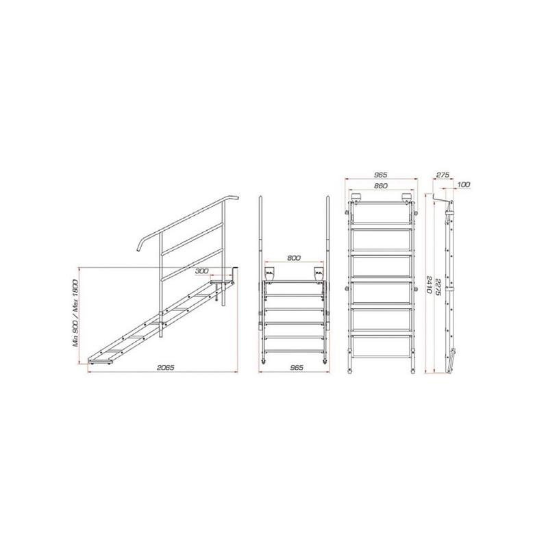 GUIL ECP-06/440 Stage Stair