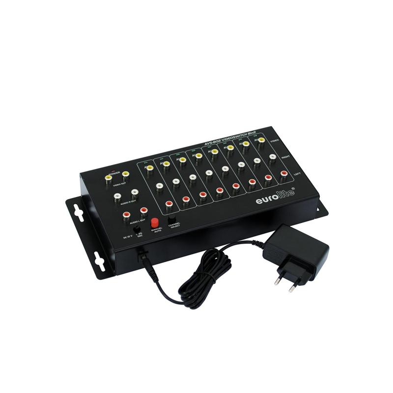 EUROLITE AVS-802 Video switch 8in2