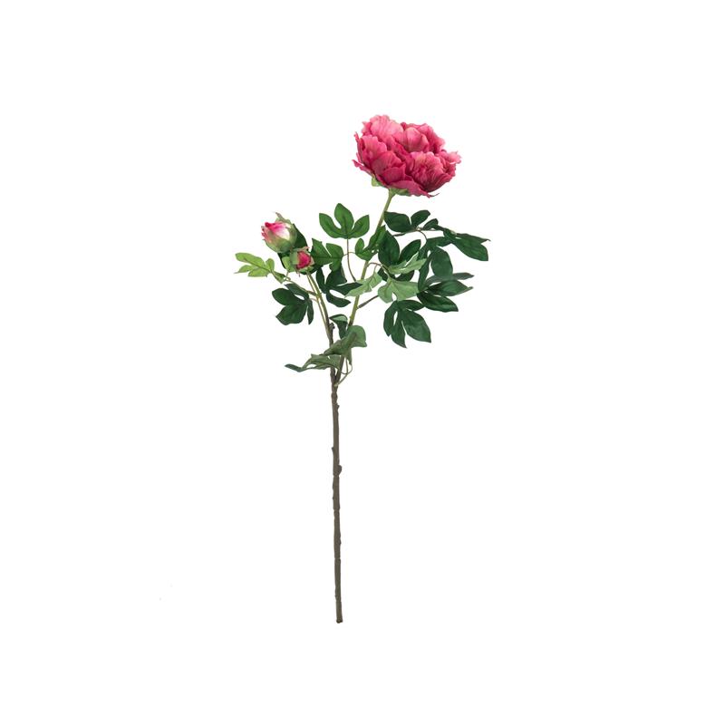 Peony Branch Premium magenta 100cm EUROPALMS