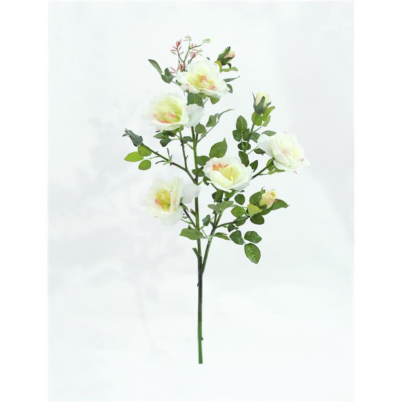 EUROPALMS Rose branch, white, 90cm