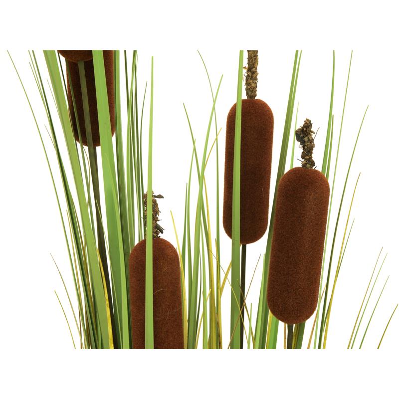 EUROPALMS Bulrush, alrtificial plant, 150cm