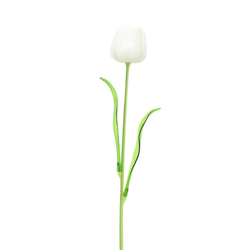 EUROPALMS Crystal tulip, white 61cm 12x