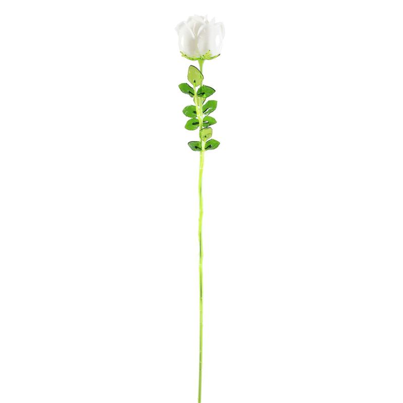 EUROPALMS Crystal rose, white 81cm 12x