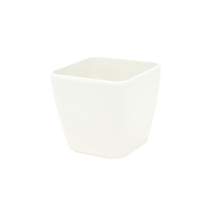 EUROPALMS Deco pot LUNA-20, rectangular, white