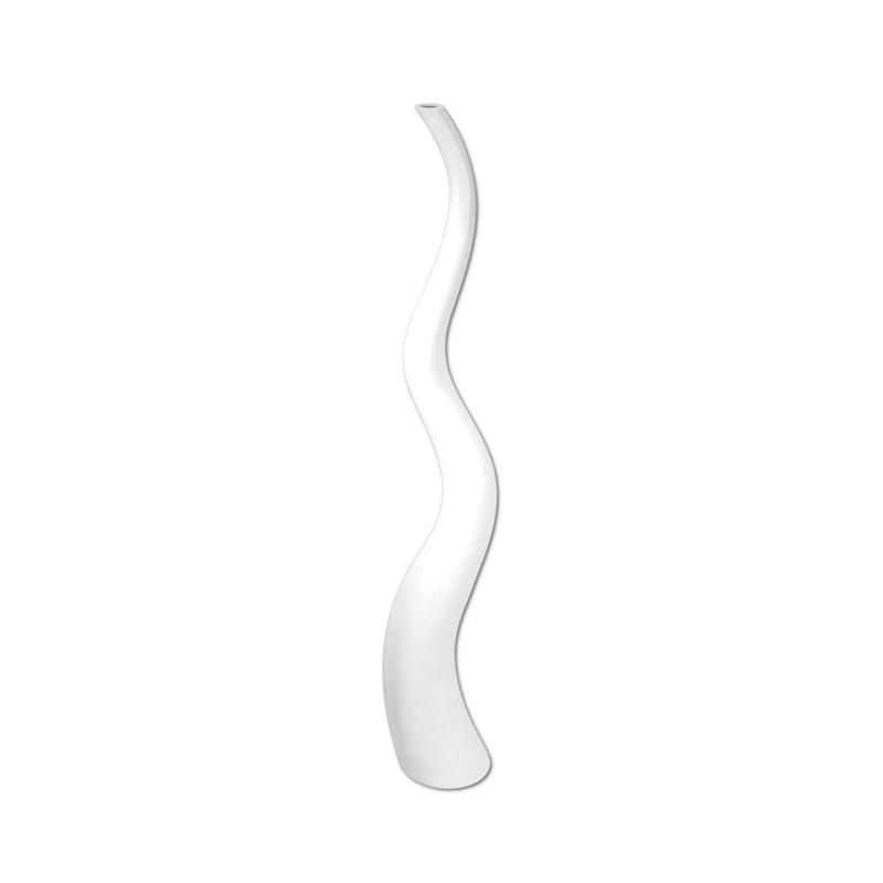 EUROPALMS Design vase WAVE-150, white