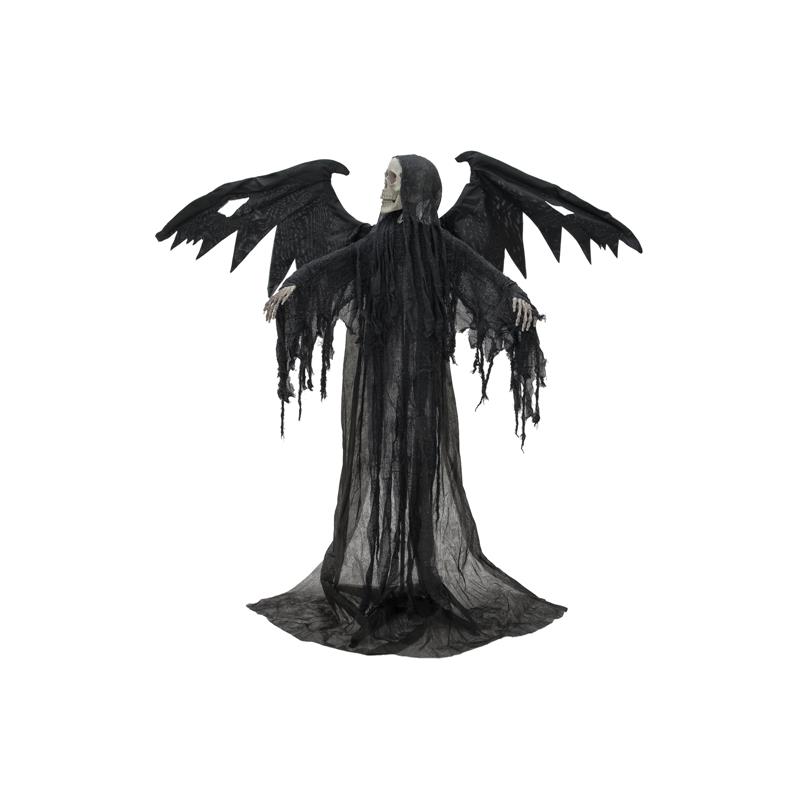 Halloween črnai angel 175x100x66cm EUROPALMS