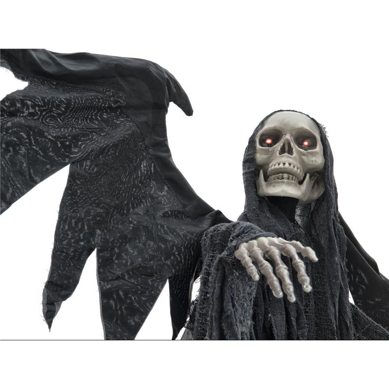 EUROPALMS Halloween Black Angel, 175x100x66cm