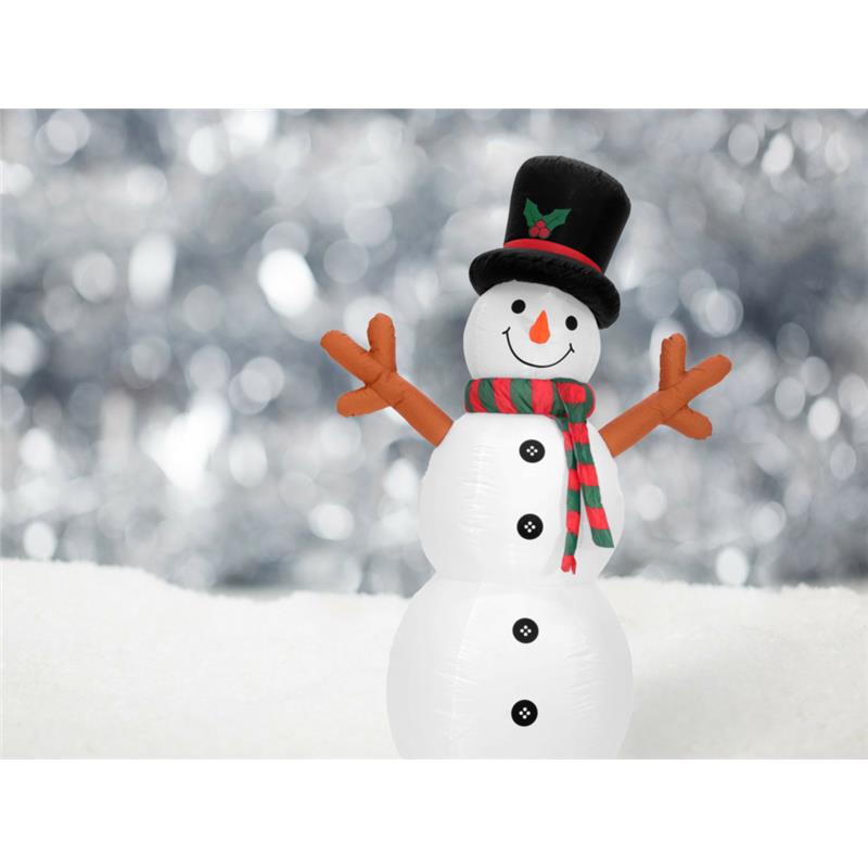 Napihljiva figura Snežak 180cm EUROPALMS