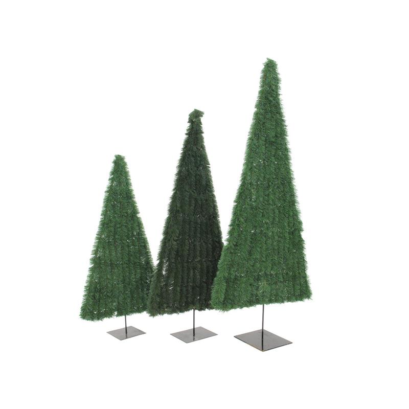 EUROPALMS Fir tree, flat, dark green, 150cm