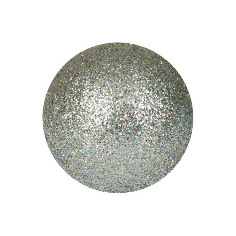 48x okrasna krogla 3,5cm srebrna Europalms