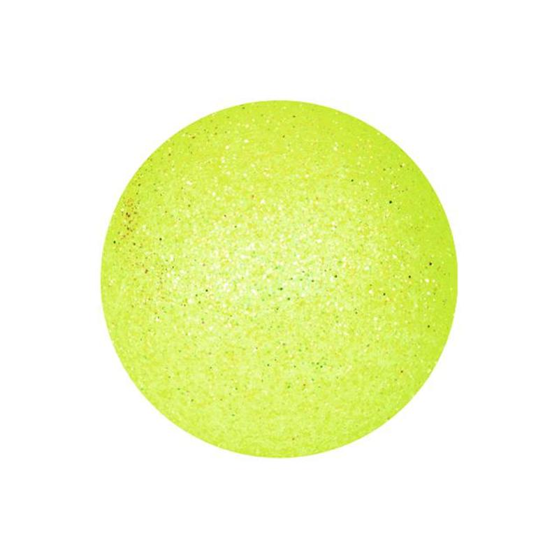 EUROPALMS Deco Ball 3,5cm, lemon, glitter 48x