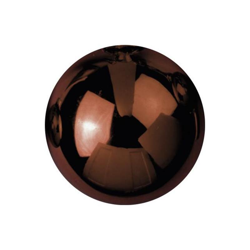 EUROPALMS Deco Ball 3,5cm, brown, shiny 48x