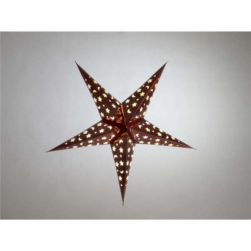 EUROPALMS Star Lantern, Paper, red 50 cm