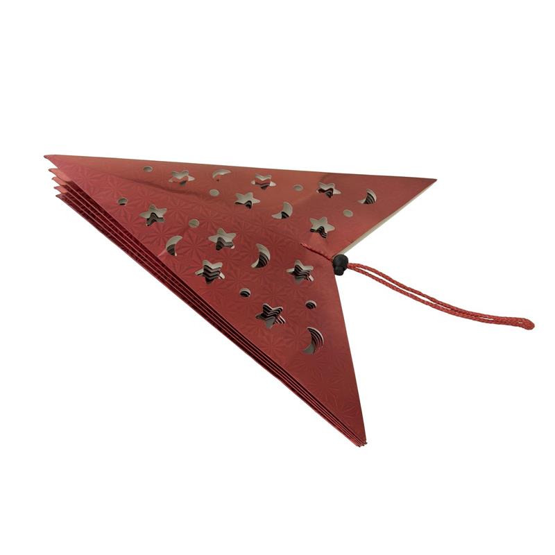 EUROPALMS Star Lantern, Paper, red, 75 cm