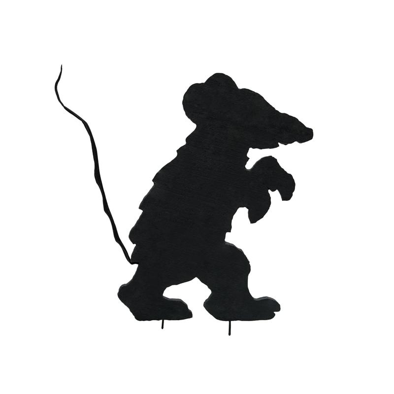 EUROPALMS Silhouette Creepy Mouse, 56cm