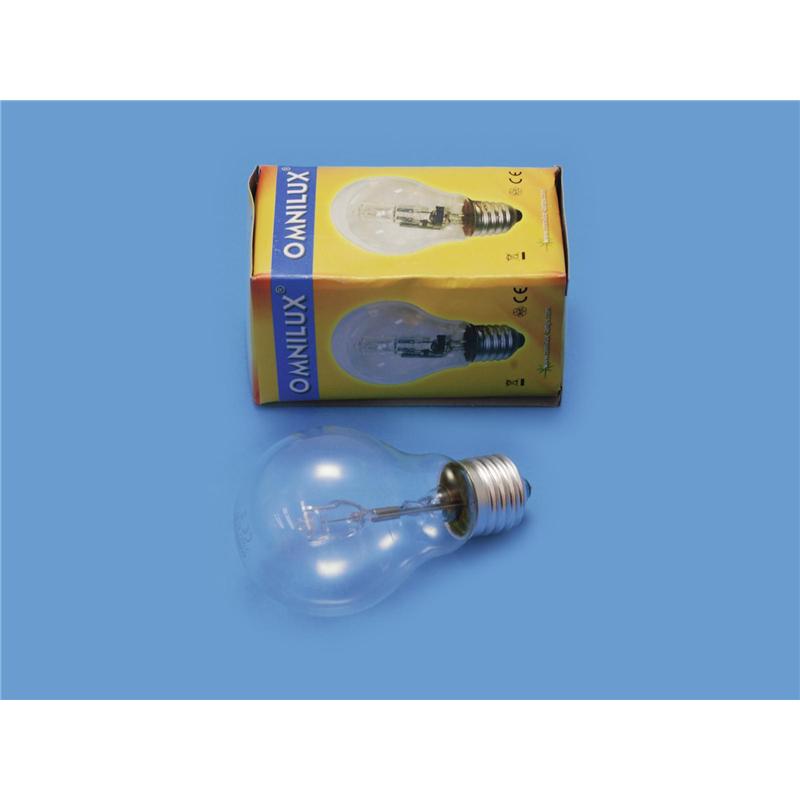 OMNILUX A19 230V/28W E-27 clear halogen