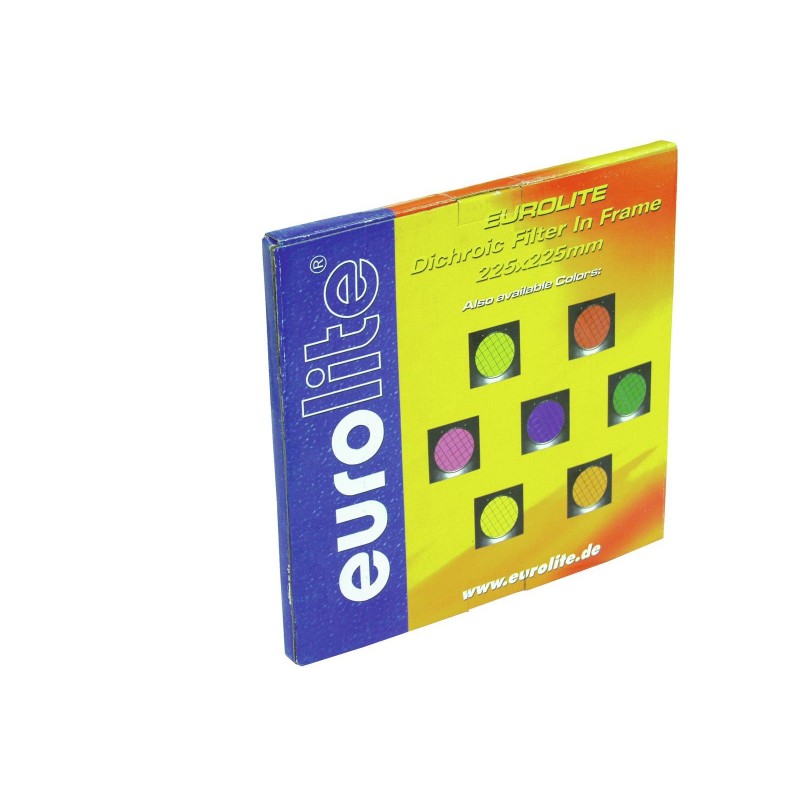 EUROLITE Yellow Dichroic Filter silv. Frame PAR-56