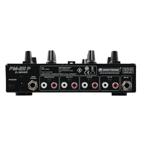 OMNITRONIC PM-211P DJ Mixer with Player