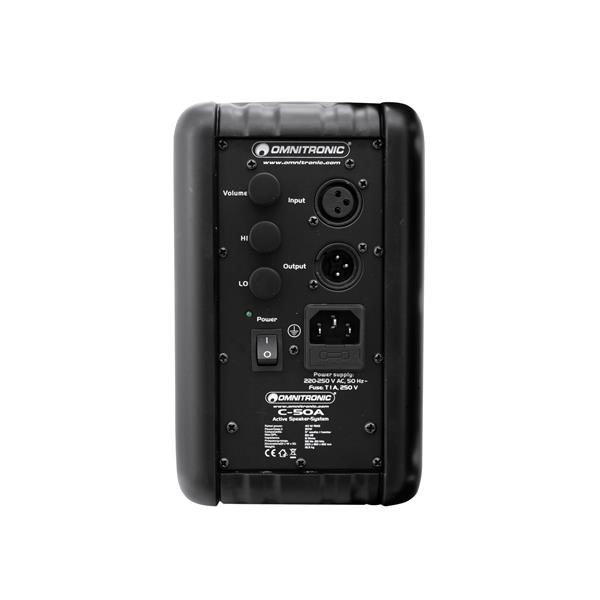 OMNITRONIC C-50A active black 2x