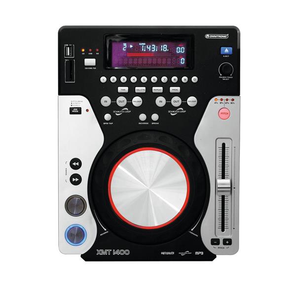 OMNITRONIC XMT-1400 Tabletop CD Player