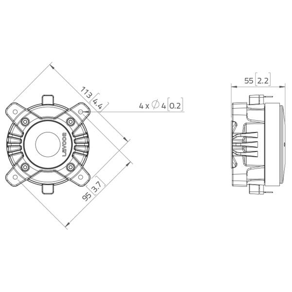 LAVOCE DF10.10LM 1