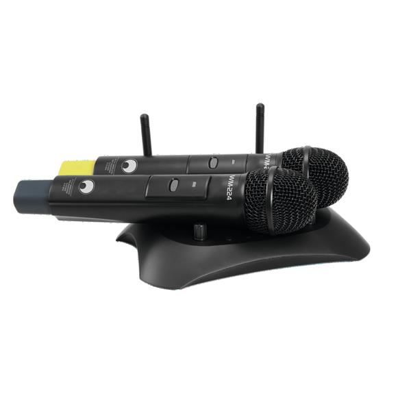 OMNITRONIC WM-224 2-Channel Wireless Microphone System 2.4GHz