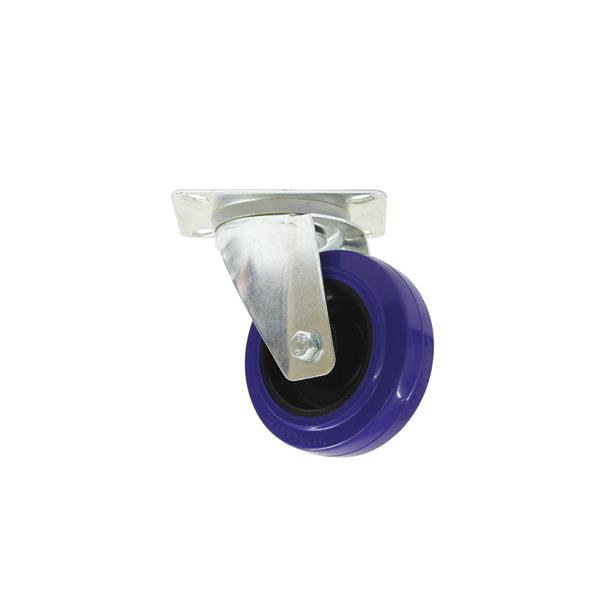 ROADINGER Swivel Castor 100mm blue shielded bearing