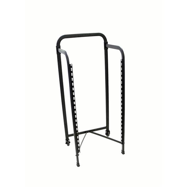 OMNITRONIC Rack stand 19U with 2 wheels