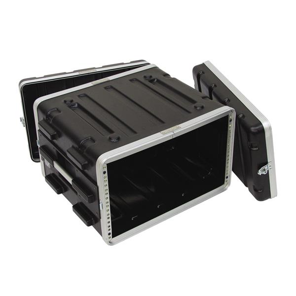 ROADINGER Plastic-Rack KR-19, 6U, DD, black