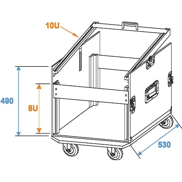 ROADINGER Special Combo Case U 8U