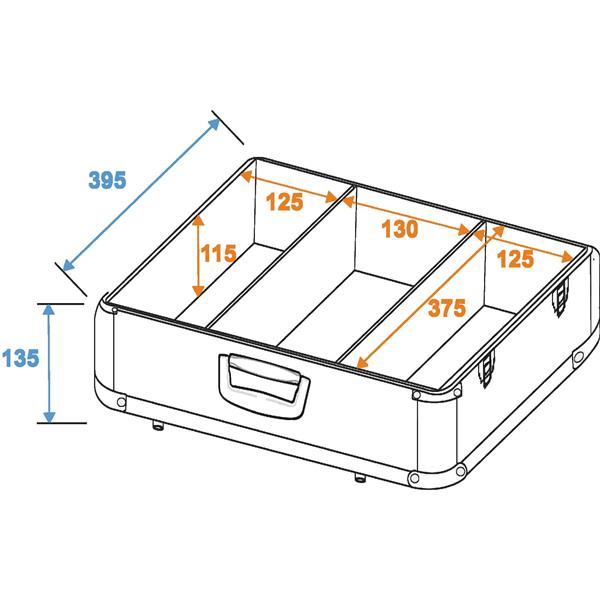 ROADINGER CD Case black for 100 CDs