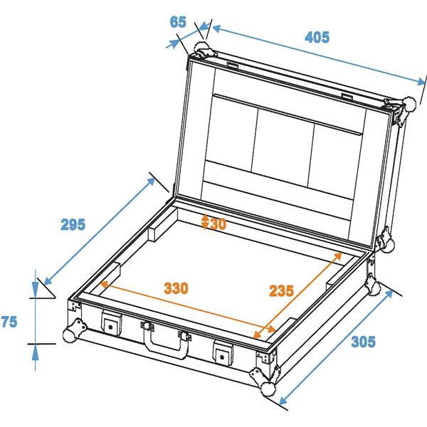 Kovček za prenosni računalnik ROADINGER LC-13 max. 325x230x30mm
