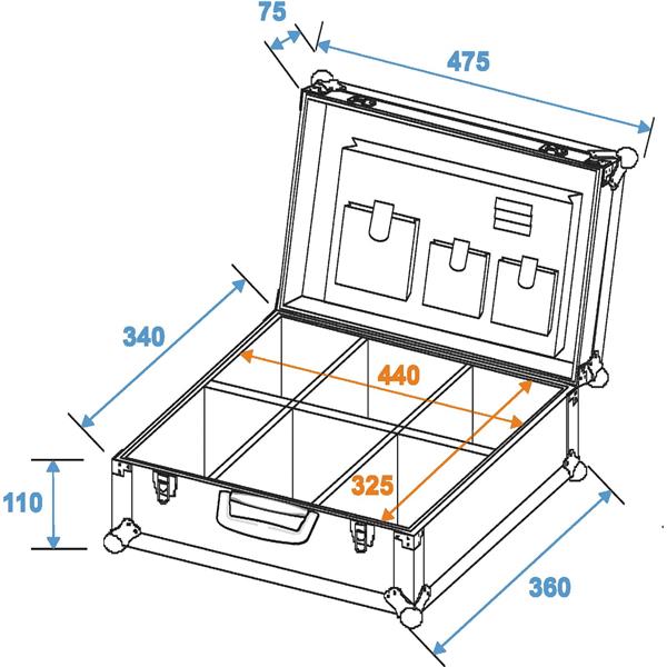 ROADINGER Universal Tool Case, black