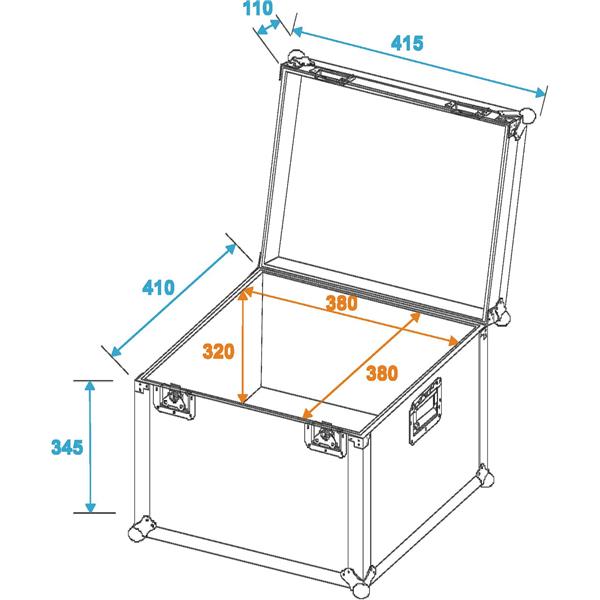 ROADINGER Universal Transport Case 40x40cm