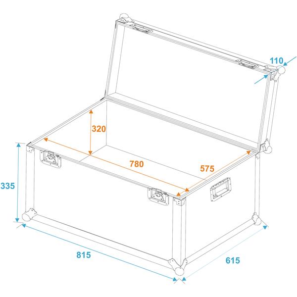 ROADINGER Universal Transport Case 80x60cm