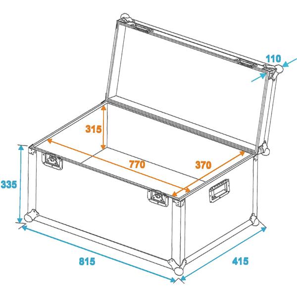 ROADINGER Universal Transport Case heavy 80x40cm