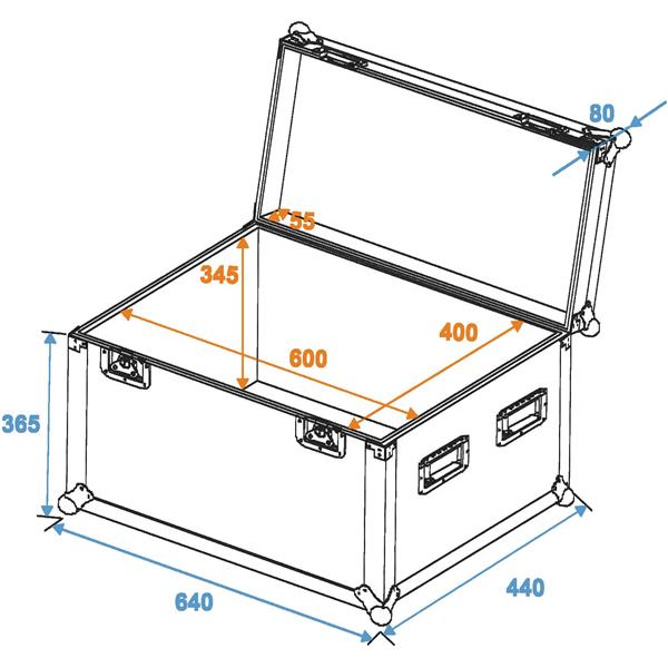 ROADINGER Universal Case Pro 60x40x40cm