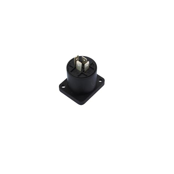 OMNITRONIC Speaker mounting socket 4pin square 10x