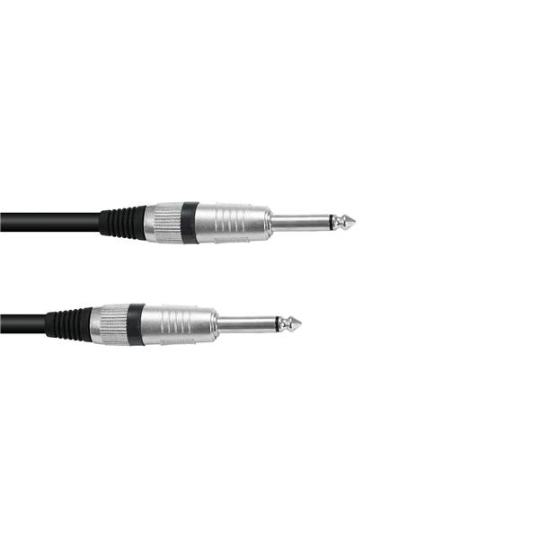 OMNITRONIC Jack cable 6.3 mono 6m bk ROAD