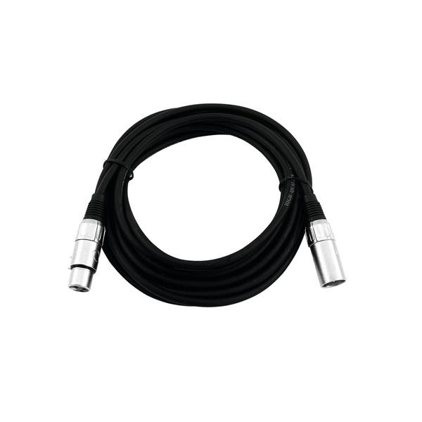 OMNITRONIC XLR cable 3pin 0.5m bk