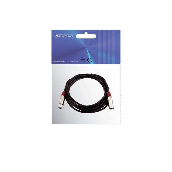 XLR kabel OMNITRONIC 3pin 10m 