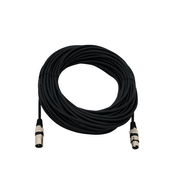 OMNITRONIC XLR cable 3pin 25m bk