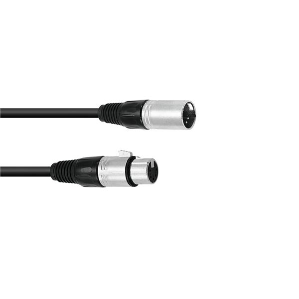 OMNITRONIC XLR cable 5pin 0.5m bk