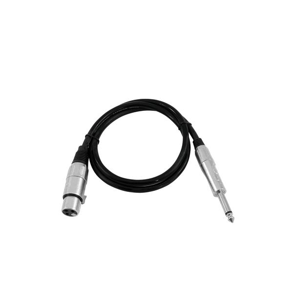 OMNITRONIC Adaptercable XLR(F)/Jack mono 0.9m bk