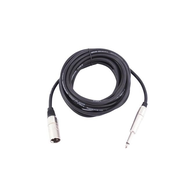 OMNITRONIC Adaptercable XLR(M)/Jack mono 10m bk