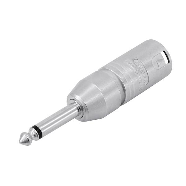 NEUTRIK Adapter XLR(M)/6.35 Jack mono NA2MP