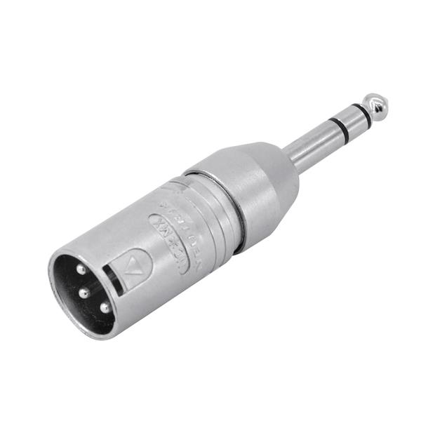 NEUTRIK Adapter XLR(M)/6.35 Jack stereo NA3MP