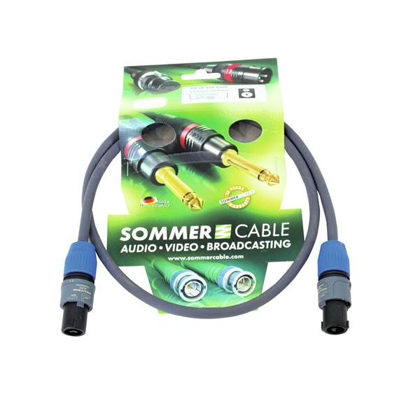 SOMMER CABLE Speaker cable Speakon 2x2.5 1m bk