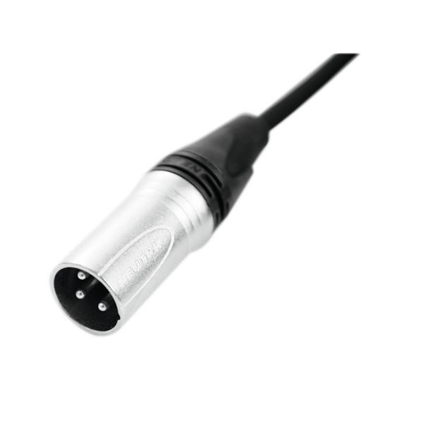 PSSO DMX cable XLR 3pin 3m bk Neutrik